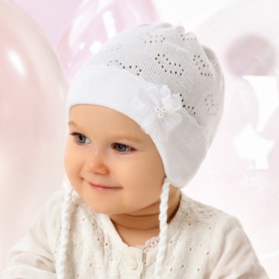 Detské čiapky - dievčenské - kojenecké - prechodné jarné / jesenné model - 2/149 - 40/42